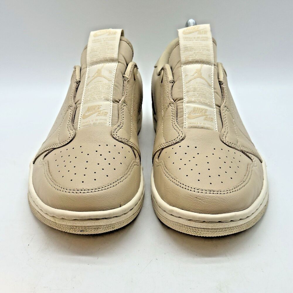Nike Air Jordan 1 Retro Low Slip-On Women's 9 Desert Ore Stretch Snap AV3918-200 - Picture 2 of 12